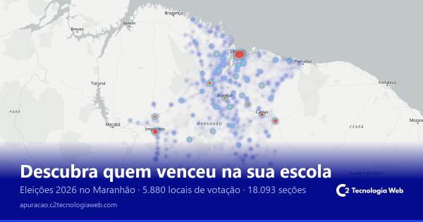 Apuração por local de votação — Eleições 2026 no Maranhão