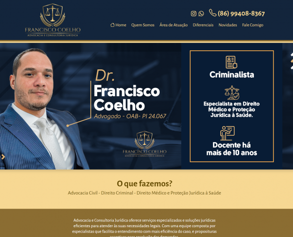 Descubra o Novo Site da Francisco Coelho - Advocacia e Consultoria Jurídica