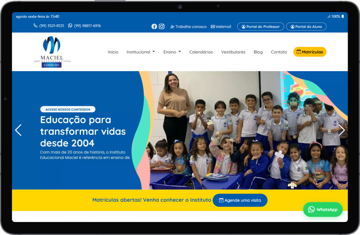 Transformamos a presença digital do Instituto Maciel! - C2 Tecnologia ...