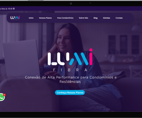  Novo site no ar: Lumi Fibra - Jaguariúna/SP