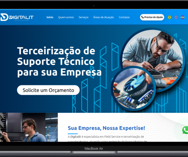 Mais um projeto no ar: conheça o novo site da Digitalit